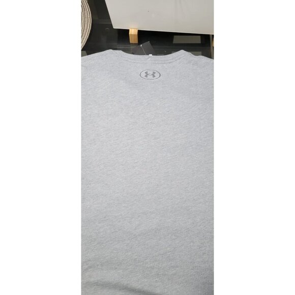UNDER ARMOUR T-SHIRT MENS 2XL GRAYBOXED LOGO SHORT SLEEVE GRAPIC NEW - Picture 10 of 16